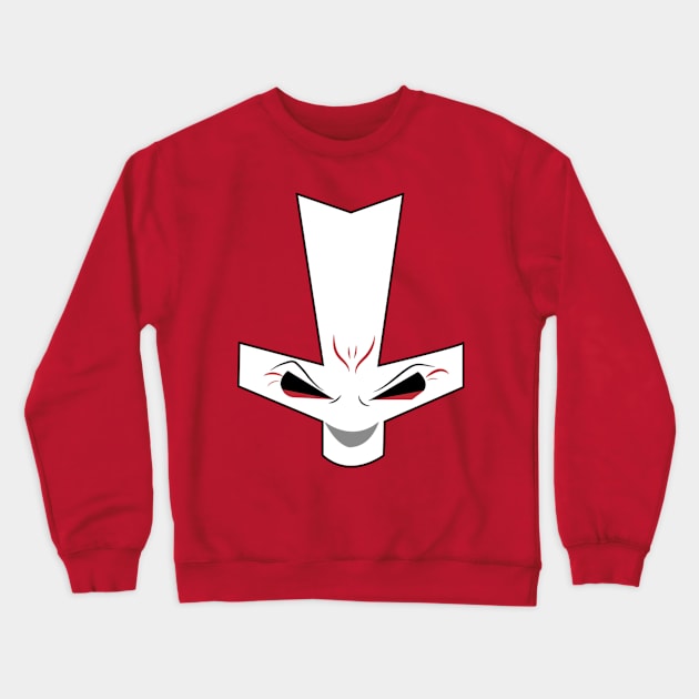 Crashing Castles Red Warrior Crewneck Sweatshirt by Elijah101